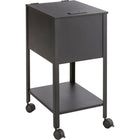 Safco Economy Steel Tub File - Black-Powder-coated finish helps protect against scratches and dings.