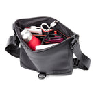 Bugatti x Edition22 - Crossbody Bag - Black-Water resistant rubberized vegan leather