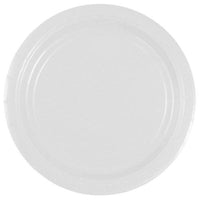 JAM Paper Round Paper Party Plates - Small - 7 Inch - White - 50 Pack-Colour: White | Easily match your party theme with colourful plates
