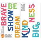 WallPops Dream Big Wall Quote, Multicolor-Safe for walls: always removable and leaves no sticky residue