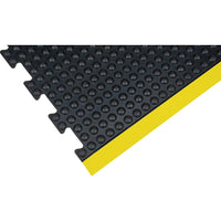 Zenith Safety Anti-Fatigue Dome Mat, 3' x 4', Black, End (SDL864)-Width: 3'