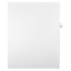 Mark Maker Legal Exhibit Index Tab White Single Tabs, 1/25th Cut, Letter Size, No Holes, Number 84, 25 Pack-White Single Tabs, 1/25th Cut