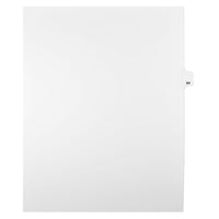 Mark Maker Legal Exhibit Index Tab White Single Tabs, 1/25th Cut, Letter Size, No Holes, Number 84, 25 Pack-White Single Tabs, 1/25th Cut