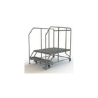 Tri-Arc Mobile Work Platform, 2 Step, 20" x 48" (WLWP123648SL)-Frame Material: Steel