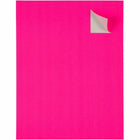 JAM Paper Square Address Labels - 2" x 2" - Neon Pink - 120 Pack -Neon Pink Square Labels, Make your mail stand out with colourful shipping address labels