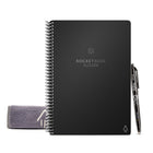Rocketbook Fusion Smart Reusable Notebook – Executive Size – 21 Sheets – Infinity Black-No more wasting paper - this environmentally friendly 42 page notebook has 7 different page styles for planning, listing, goal setting, note-taking, sketching, and sharing big ideas