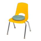 Bouncyband Little Wiggle Seat Sensory Cushion, Silver-Flexible child size nubs on one side and small bumps on the other give a choice for just the right amount of tactile stimulation