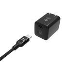 Adam Elements - OMNIA X3 Adaptateur secteur USB-C 30 W, noir-Chargeur ultra-compact de 30 W pour alimenter votre MacBook Air et votre iPad Pro à PLEINE VITESSE