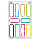 Trend Enterprises Large Supershapes Sticker, Labels, 480 Pack-Design: Labels