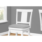 Monarch Specialties 1233 Barstool - White/Swivel Counter Height - 2 Pack-Product dimensions: 39.25" H x 19.75" W x 20.25" D; seat height: 22.5 in