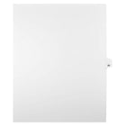 Mark Maker Legal Exhibit Index Tab White Single Tabs, 1/25th Cut, Letter Size, No Holes, Number 63, 25 Pack-White Single Tabs, 1/25th Cut