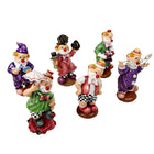 CTG Brands Porcelain Poly Clown Figurine, 6 Styles, 10", Multicolour, 6 Pack-Measurement: the smallest figurine measures 4.75"L x 9.5"H x 4.5"W and the largest figurine measures 5"L x 10"H x 4"W in dimension