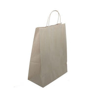 Jam Paper Solid Gift Bags - XL - 12 5/8" x 15 1/2" x 6" - Brown Kraft - 100 Pack-Color: Brown Kraft 
