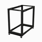 StarTech 18U 4-Post Adjustable Depth Open Frame Rack-Ooffers easy-to-read markings for both rack units (U) and depth that make it simple to adapt the mobile rack to fit your equipment