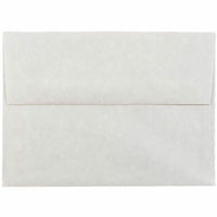 JAM Paper A6 Invitation Envelopes, 4.75 x 6.5, Parchment Pewter Grey Recycled, 250 Pack (35170H)-Pewter parchment recycled envelope
