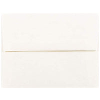 JAM Paper A2 Invitation Envelopes, 4.38 x 5.75, Parchment White Recycled, 250 Pack (12664H)-White parchment recycled envelope