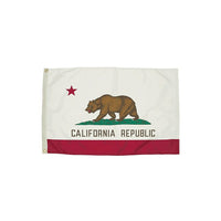 Flagzone California Flag with Heading And Grommets, 3' x 5' (FZ-2042051)-California flag