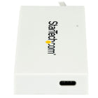 StarTech 4-Port USB-C Hub, White-Plug-and-play, and supports hot-swapping or hot-plugging