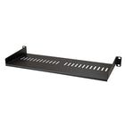 StarTech Vented 1U Rack Shelf, 7" Deep (CABSHELF1U7V)-Improve airflow in your cabinet or rack with a vented shelf
