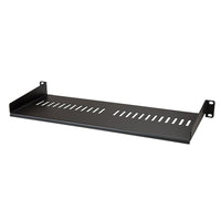 StarTech Vented 1U Rack Shelf, 7" Deep (CABSHELF1U7V)-Improve airflow in your cabinet or rack with a vented shelf