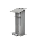 Urbann K6 Lectern With Wheels - Aluminum, Light Grey-Colour: Light grey