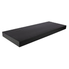 kieragrace Stockholm Aberg Floating Shelf w/ LED Light - Black, 24", Matte Finish-Material: floating wall shelf is made of high-quality, durable medium density fiberboard that provides stability. rely on the shelf to keep your items safe and sound, with a visually pleasing finish