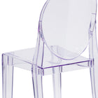 Flash Furniture Ghost Side Chair - Transparent-Durable and Sturdy