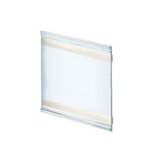 Azar Displays Adhesive-Back Nameplate, 8.5" x 7", 10 Pack (199625)-Sign holder