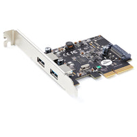 StarTech 2-Port USB PCIe Card with 10Gbps/Port-2-Port USB PCIe Card with ASMedia ASM3142 host controller (PCIe 3.0 x4) has two SuperSpeed 10Gbps USB-A ports (USB 3.1 Gen 2 / USB 3.2 Gen 2x1), Speeds up to 10Gbps/port, Upgraded version of our popular USB card PEXUSB312A2