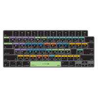 JCPal VerSkin Avid Media Composer Shortcuts Keyboard Protector for MacBook Pro 14"/16"(2021/2023),MacBook Air 13"/15"(2022/2023/2024)-Form fitting and ultra thin (0.3mm) skin protects keyboard from liquids, dust and debris