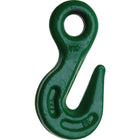Campbell Alloy Steel Hooks, for Chain Diameter Size: 1/2", Hook Type: Eye Sling Hook, 2 Pack (5624815)-Hook Type: Eye Sling Hook