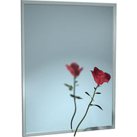 ASI Channel Frame Mirror 18" x 30", Plate Glass-Channel Plate Glass Mirror, 18 x 30