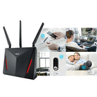ASUS RT-AC86U AC2900 Dual Band Gigabit WiFi Router with MU-MIMO and Parental Control-Manage your network with the ASUS Router app-setup your network, manage usage and parental controls, even get instant notifications about important network based events