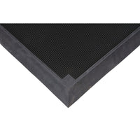 Zenith Safety Foot Sanitizing Mat, 2-2/3' x 3-1/4', Black (SDL873)-Width: 2-2/3'