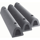 Dock Bumper Solutions - Extruded Rubber Dock Fenders - 3 Pack-Depth: 3-3/4"