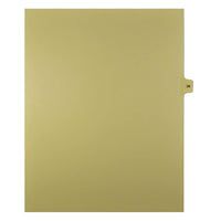 Mark Maker Legal Exhibit Index Tab Buff Single Tabs, 1/15th Cut, Letter Size, No Holes, Number 36, 25 Pack-Buff Single Tabs, 1/15th Cut