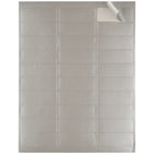 JAM Paper Mailing Address Labels - 1" x 2-5/8" - Matte Silver Foil - 120 Pack -Silver Matte Foil Labels