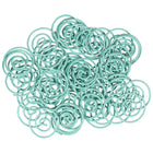 JAM Paper Circular Coloured Papercloops, Teal, 50 Pack (21832066)-5
