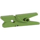 JAM Paper Wood Clothing Pin Clips, Small, 7/8, Green, 2 Packs of 50, 100 Total (230729135a)-3