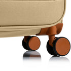 Champs Classic 3-Piece Softside Luggage Set - Beige-Top and Side Grip Handles