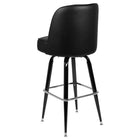 Flash Furniture Metal Barstools with Bucket Seat - 2 Pack-Rounded Accent Welt