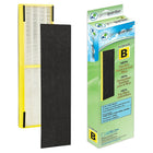 GermGuardian FLT4825 True HEPA GENUINE Replacement Filter B for AC4800/4900/4300 Series Air Purifiers by Guardian Technologies-Multiple levels of cleaning include HEPA, Pre-Filter and a Charcoal layer to help improve indoor air quality