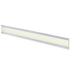 Azar Displays 1.5" x 11" Plastic Adhesive-Back C-Channel Nameplates, Clear, 10 Pack (199606)-Great for offices, schools, business and much more
