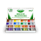 Crayola Washable Broad Line Markers & Large Crayons Combo Classpack - 256 Pieces Pack-Classic colours: blue, green, red, yellow, orange, violet, brown & black