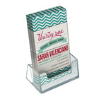 Azar Displays Vertical Business Card Holder, 10 Pack (252011)-Dimensions: 3"H x 3.62"W x 0.75"D