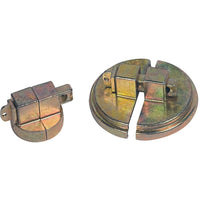 Justrite Drum Locks, 1" x 3", 1" x 1 1/2", Steel-Safely secure drum contents without the risk of contamination