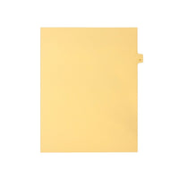 Mark Maker Legal Exhibit Index Tab Buff Single Tabs, 1/26h Cut, Letter Size, No Holes, Letter F, 25 Pack-Buff Single Tabs, 1/26th Cut