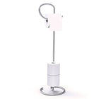 Loo Toilet Caddy, Chrome-Easily slide toilet paper roll up from reserve to dispensing arm