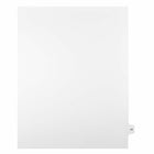 Mark Maker Legal Exhibit Index Tab White Single Tabs, 1/15th Cut, Letter Size, No Holes, Number 14, 25 Pack-White Single Tabs, 1/15th Cut