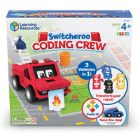 Learning Resources Switcheroo Coding Crew - Multicolor-Preschool Coding Rescue Challenges!: Kids as young as 4 build screen-free STEM and coding skills when they solve these coding rescue challenges!
